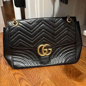 Gucci Gg marmont large handbag